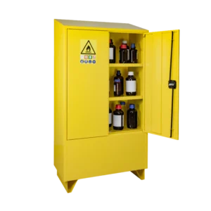 Safety cabinet for flammable products - With CO2 extinguisher