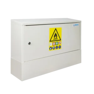 Under-bench safety cabinet for flammable products - With CO2 extinguisher