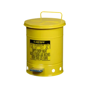 Foot operated waste cans